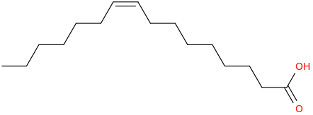 9 hexadecenoic acid, (9z) 